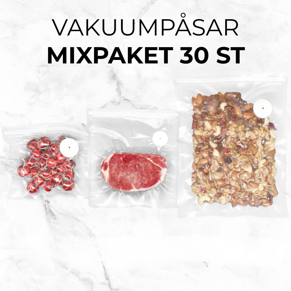 Mixpaket (30 st) Vakuumpåsar