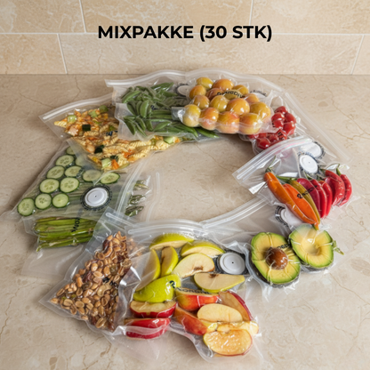 Mixpaket (30 st) Vakuumpåsar
